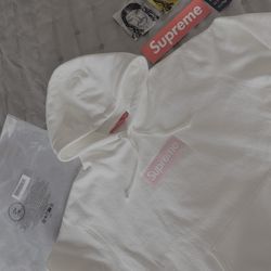 Supreme Box Logo Hooded Sweatshirt (FW25) With Stickers