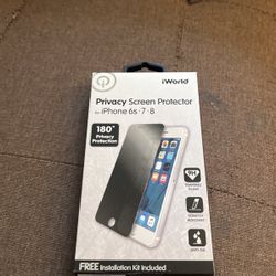 Privacy Screen Protector For iPhone 6s-7-8 $20