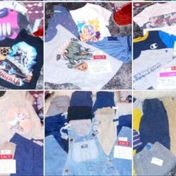 Toddler Boys Clothes Size 4T, 5T And 5/6T Bundles