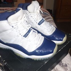 Blue Retro 11 Jordans Size 7y