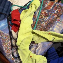 Neon nike soccer socks