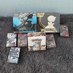 SEALED TCG Pokemon ETB’s and Booster Packs !