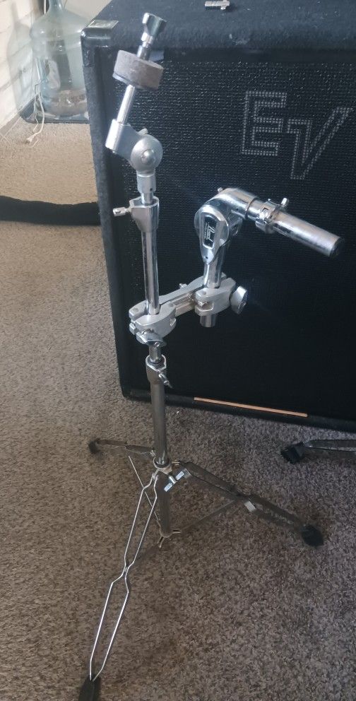 Pearl Cymbal Stand,w/ mount for tom