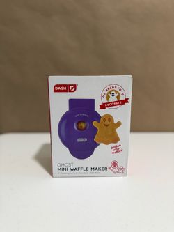 New Dash Ghost Mini Waffle Maker