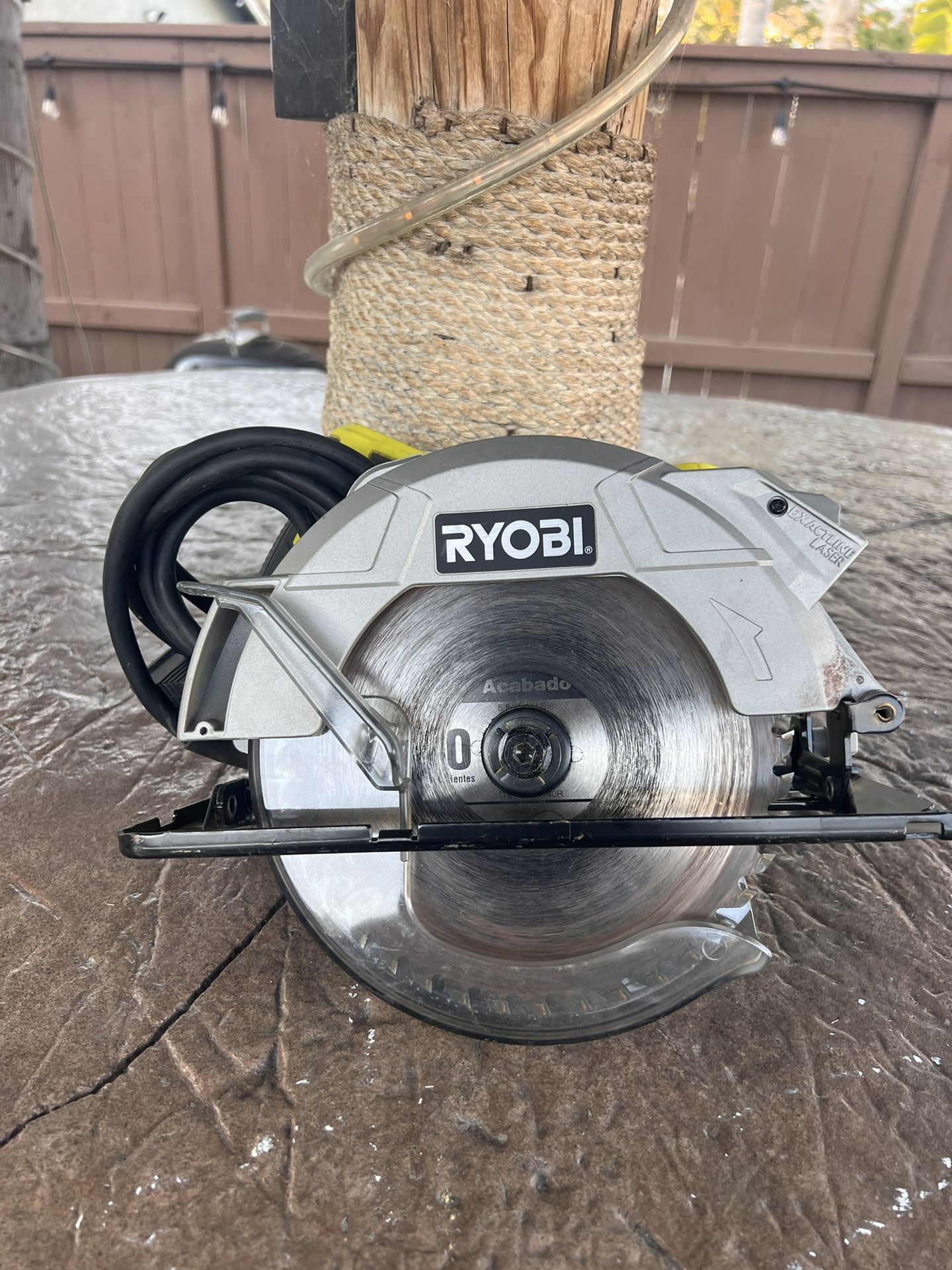 “Ryobi” Cincular Saw With Laser