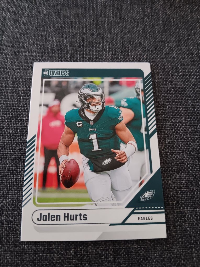 Nice! Near Mint Card, Will Come In A Sleeve. Jalen Hurts. Asking $3. Please Check Out All My Stuff.