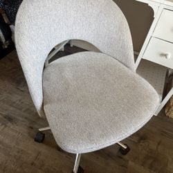 Grey Rolling Chair