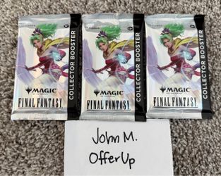 Magic: The Gathering Final Fantasy Collector’s Edition Booster Pack x3 ENGLISH NEW/SEALED