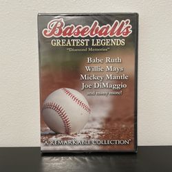 Baseball's Greatest Legends Diamond Memories DVD NEW Babe Ruth Willie Mays MLB