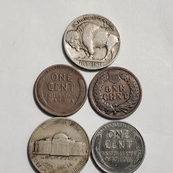 Antique U.S Coins - Monedas Antiguas