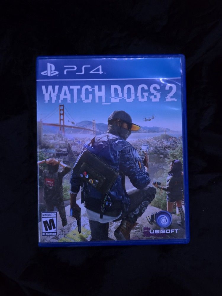 Sony PlayStation 4 Watch Dogs 2 Video Game - Includes Case And Video Game Disc