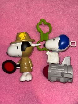 Snoopy McDonald's Happy Meal Toy Figures Set of 2
