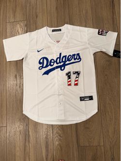 Dodgers ohtani Fourth of July Independence Day special edition jersey, s to 3xl o