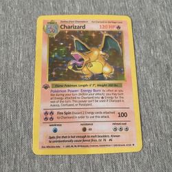 CUSTOM Pokemon Charizard 1st Edition Shadowless Card TCG