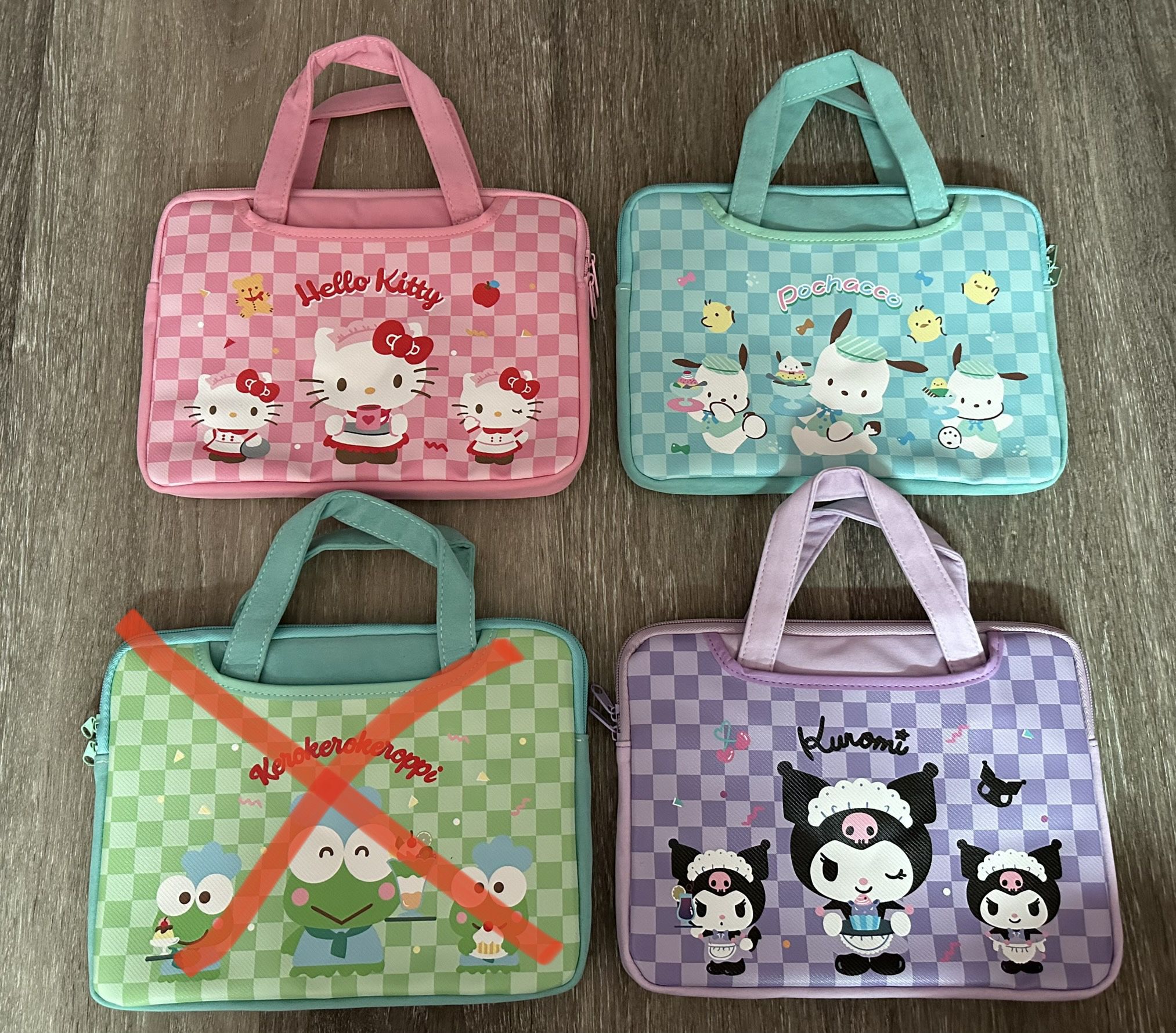 Brand New Sanrio Ipad Bag with Handles