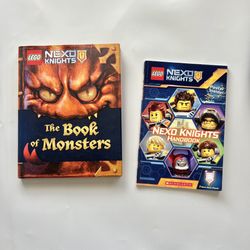 Lego Nexo Knights Kids Book Bundle / Monsters & Handbook