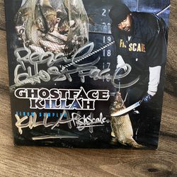 Rare Ghostface Killah Autographed CD 