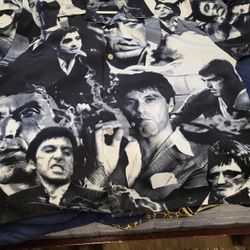 Vintage Shirt Scare Face Large