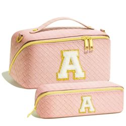 Cosmetic Bag with Compartments & Makeup Brush Bag. Gift. Brand new