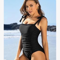 Tummy Control Ruched One Piece Swimsuits