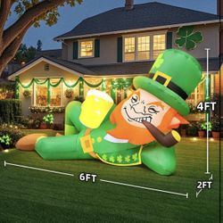 Outdoor st patty day decorations