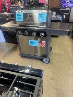 Bbq grill 3/1 gas propane charbroil with side burner