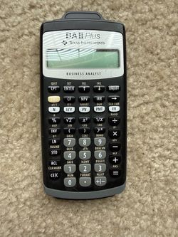 Texas Instruments BA II Plus Financial Calculator