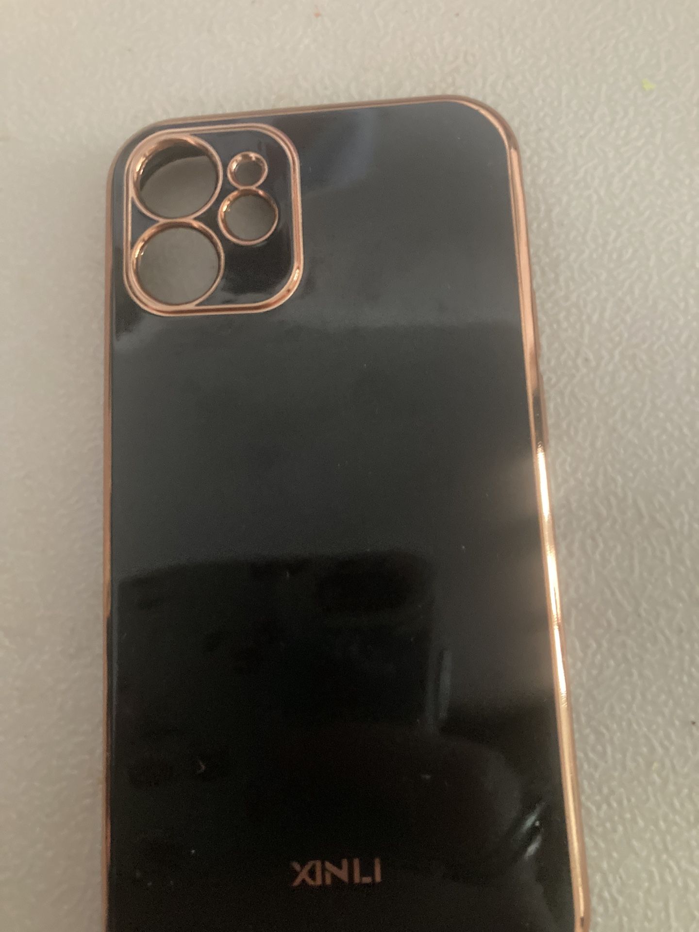 Black And Gold Phone Case For iPhone 12 Mini