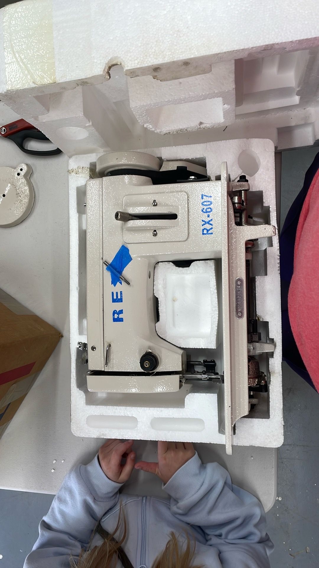 REX Heavy Duty walking foot sewing machine