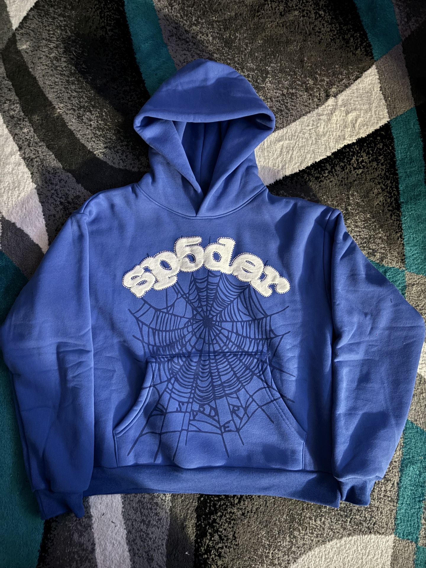 Sp5der Websuit Blue Hoodie Small (NEW),New Products : American Fashion Style Bags On Sale