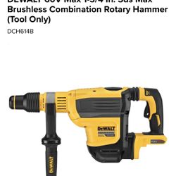 DEWALT 60V Max 1-3/4 In. Sds Max Brushless Combination Rotary Hammer (Tool Only)