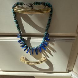 Turquoise And Lapis Lazuli Necklace