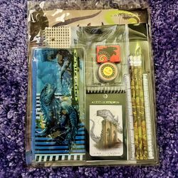 Vintage Godzilla Notebook Folder Stationary School Set