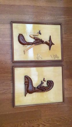 Wooden Wall Art Set
