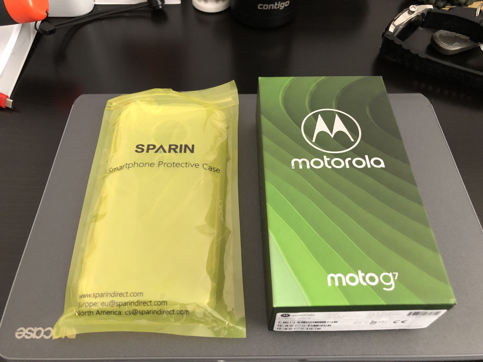 Motorola G7 Unlocked 64GB black brand new including free case with it!