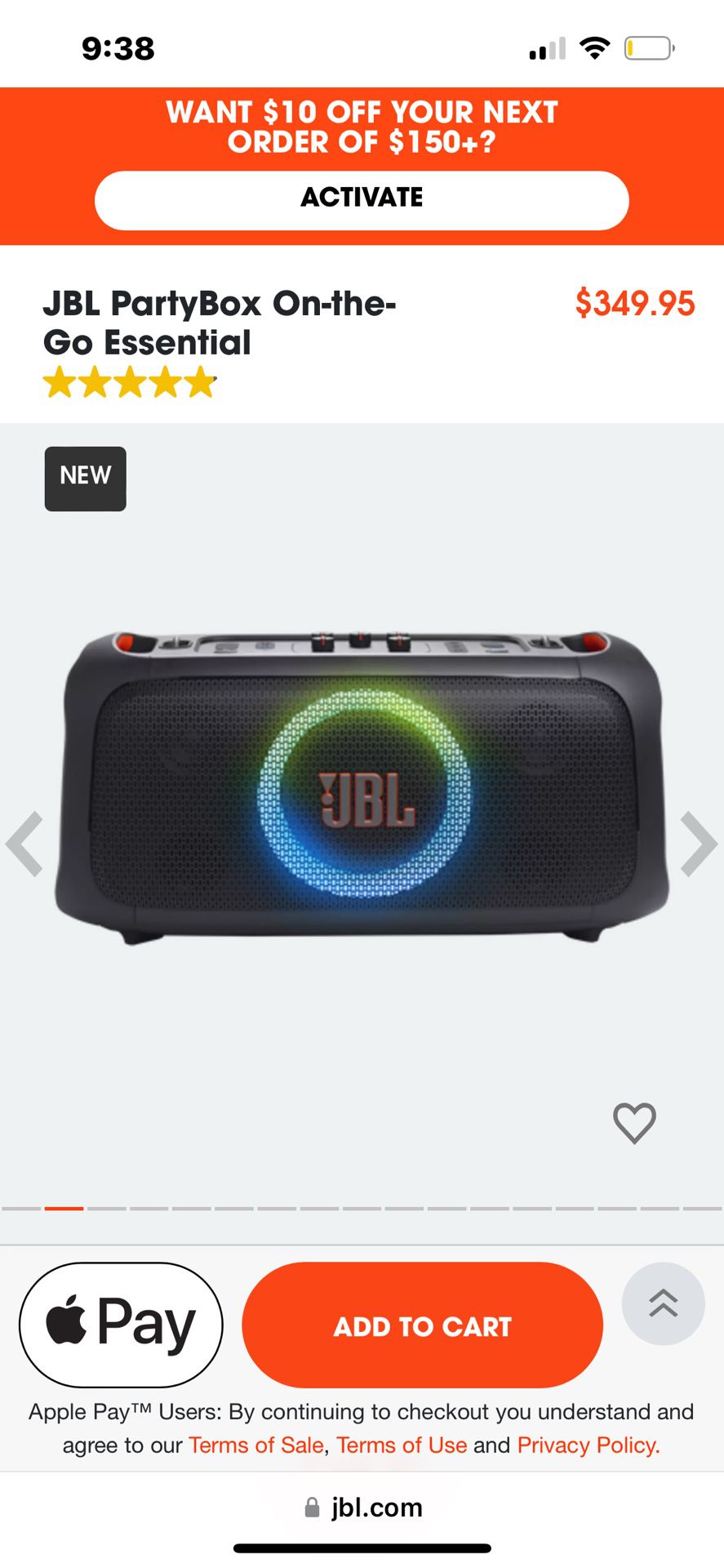 Jbl Partybox On The Go