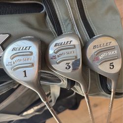 Bullet Anti-Slice Golf Woods Set (1, 3, 5) – Great Condition