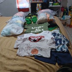 6_9 Months And  12 Months  Boys  Bundle  And Boys Size 8 Or 9 Shoes Pick Up Only 