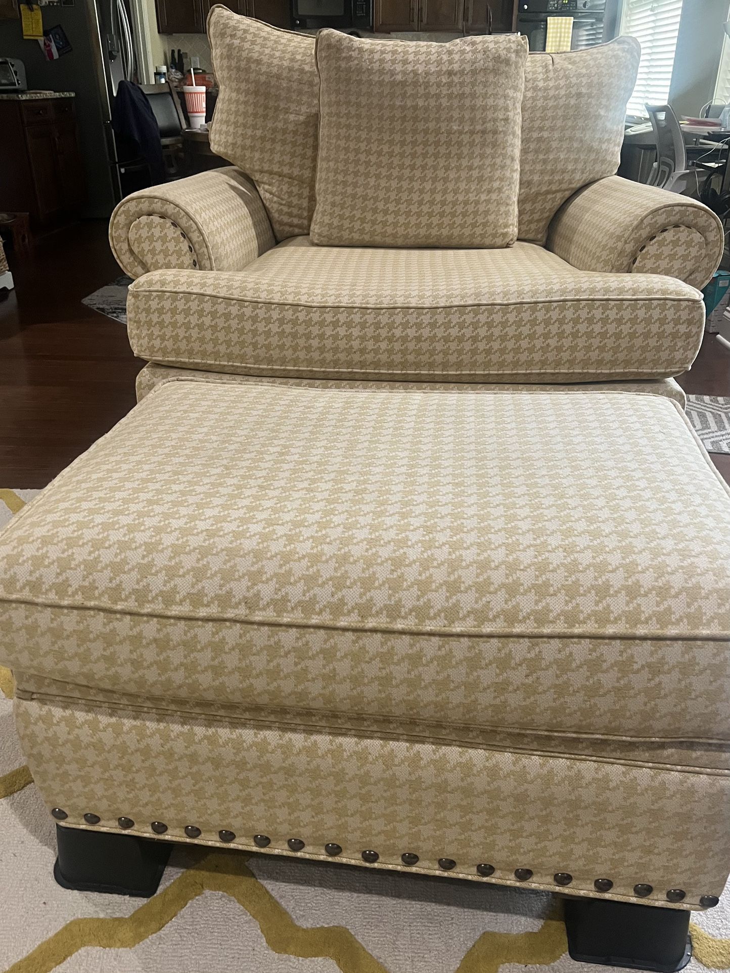 Arm Chair & Ottoman