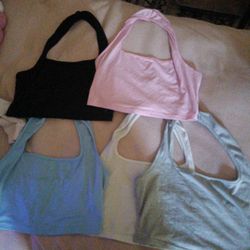 Cropped Halter Tops
