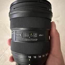 Tokina atx-i 11-16mm f/2.8 CF Lens for Nikon F-Mount Lens/DX Format