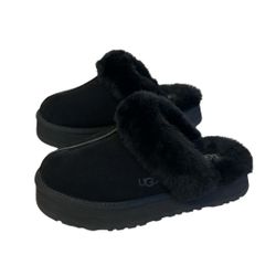 ✨NWOT UGG Women's DISQUETTE Slipper, Black, Size 8