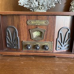 Teac GF-180 Nostalgia Compact Hi-Fi Stereo System Turntable Tuner Working