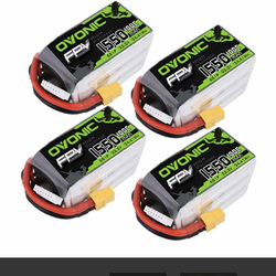 6s Lipo Battery 100c/ 1550mah Ovonic FPV Batteries