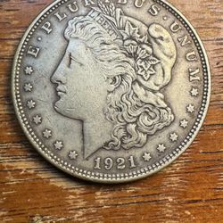 1921 Morgan Silver Dollar Rare E Pluribus Mint Mark S 
