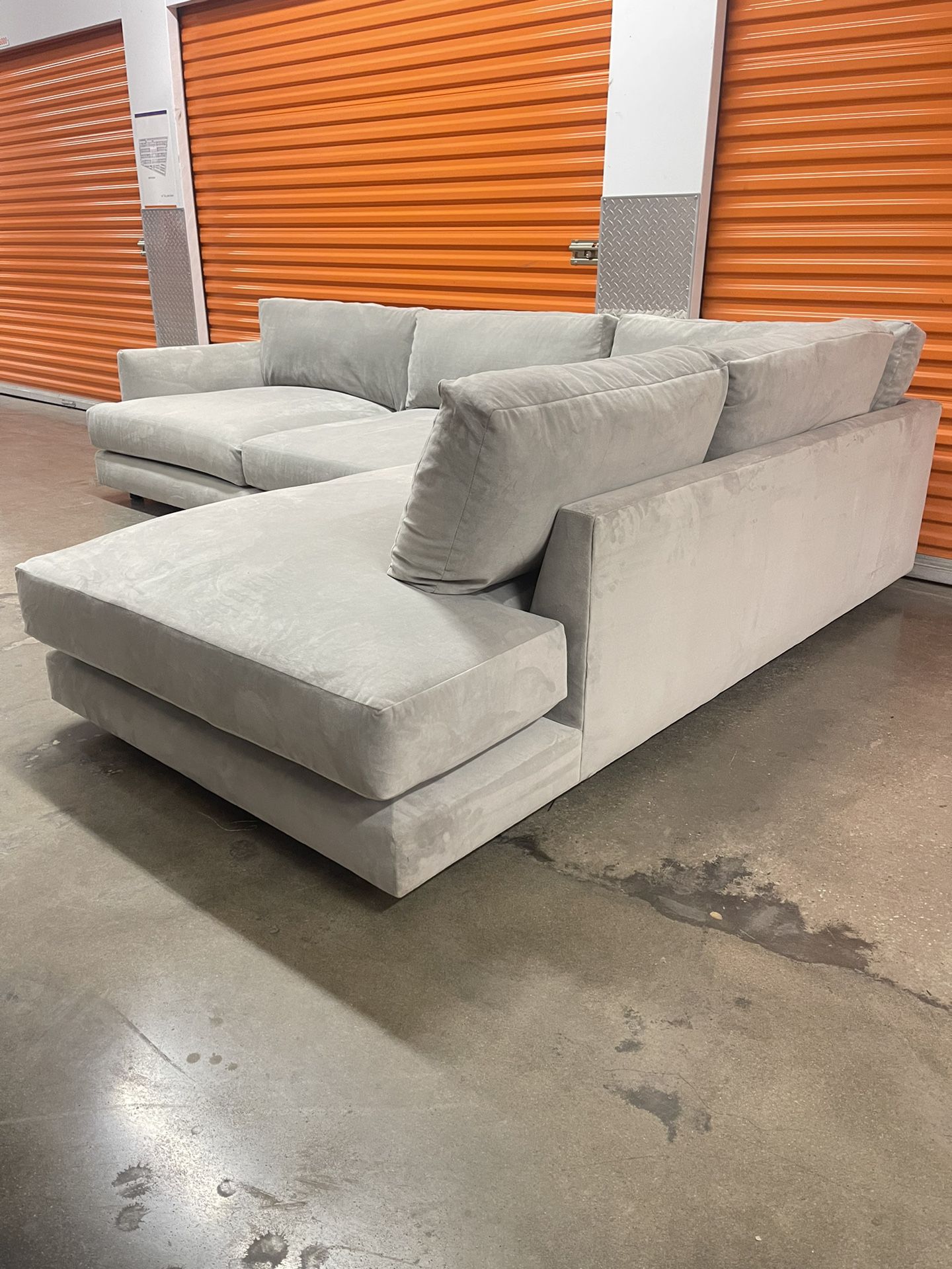 West Elm 113” Haven 2-PC Sectional Sofa Couch | FREE DELIVERY | NYC 🚛