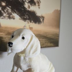 A candle in the form of a puppy
