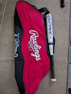 New bat bag and used bat