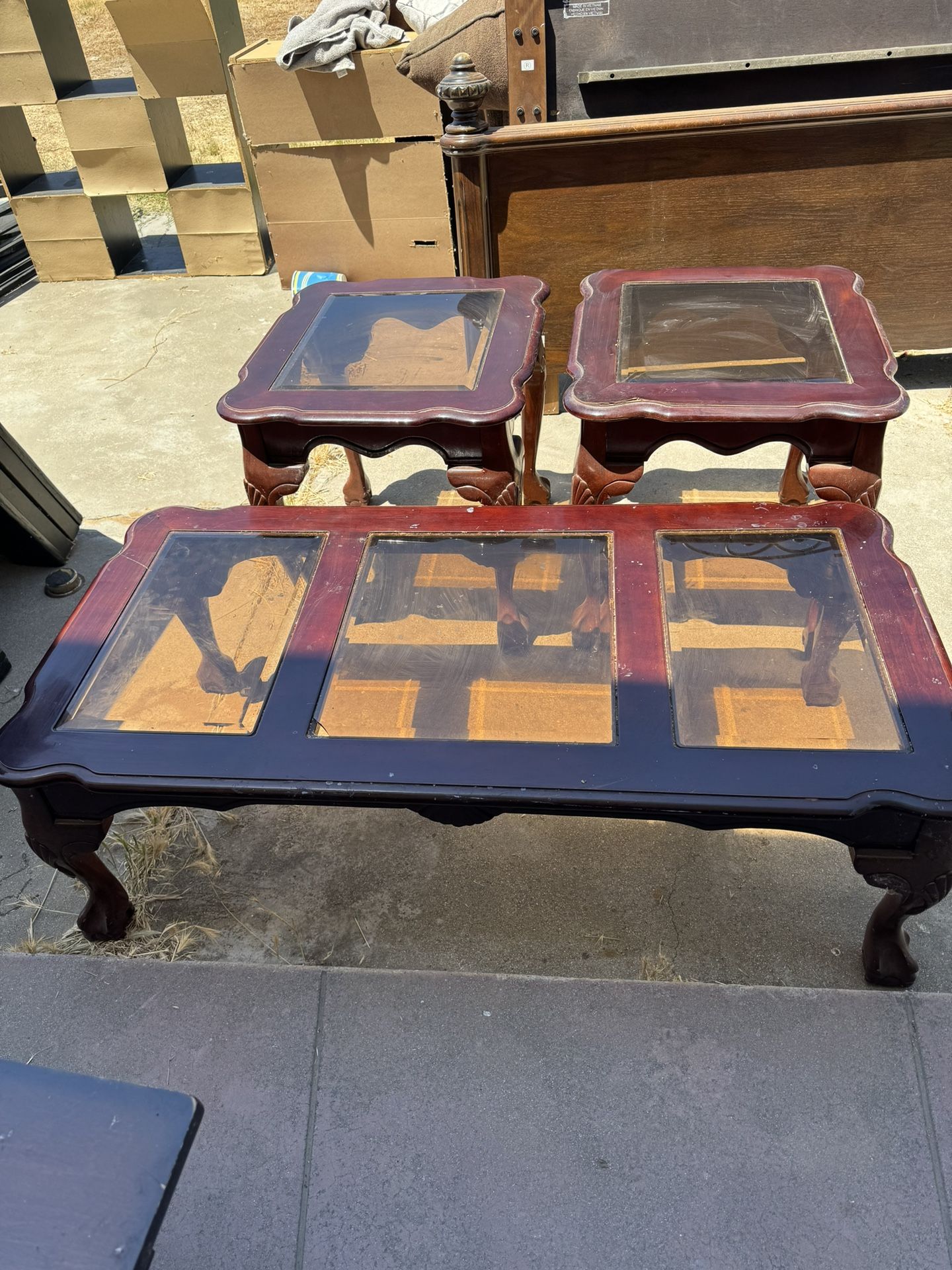 Coffee Table And End Tables