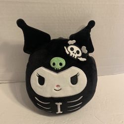 Squishmallows 7” KUROMI Halloween Skeleton Plush 2023 Sanrio Hello Kitty NWT